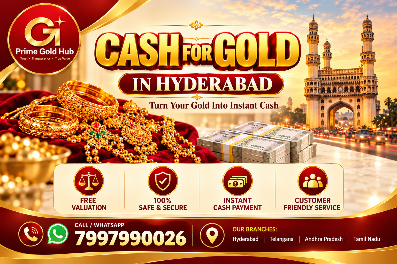 Cash for Gold in Hyderabad: How to Get the Right Value for Your Gold
